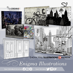 Enigma Wall Illustrations project image