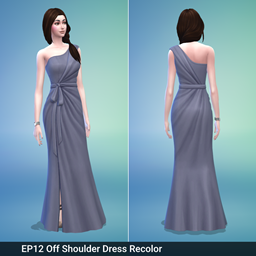 EP12 Off Shoulder Dress Recolor project image