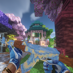Hypixel CvC 3D Blue Gem