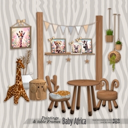 Baby Africa 🦁 🦓 🦒 - Paintings collection