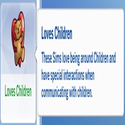 Loves Children Trait By KiaraSims4Mods Spanish Translation