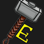 HammerE - A new hammer enchantment logo