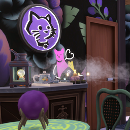 Pet Psychic Kawaii Apartment 701 ZenView Apartments San Myshuno logo