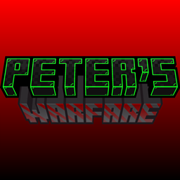 peter's warfare ( weapons , armor. combat. and war) logo