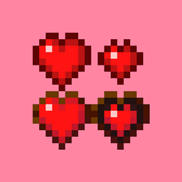 Terrarian Hearts logo