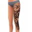 Thigh tattoo: time logo