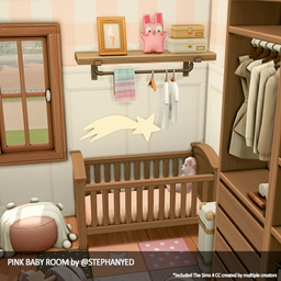 Pink Baby Nursery Room