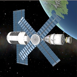 Realistic Skylab and Apollo-Soyuz logo