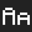 Capitalized Font logo