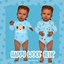 Happy Woof Blue Onesie 2 Infant