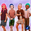 (KR) Genetic Unnatural Hair Colours for Little Sims logo