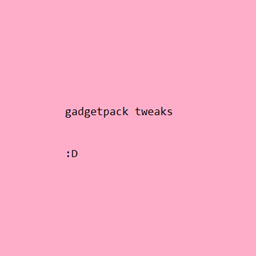 Gadgetpack Tweaks project image