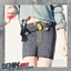 Child's Retro High Waist Belted Denim Skirt logo