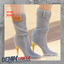 Calf Length Slip On Pointed Toe Stiletto Heel logo