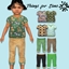 Toddler Safari Pants and Blouse logo