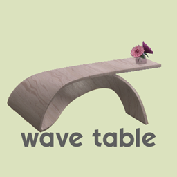 Wave table logo