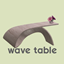 Wave table logo