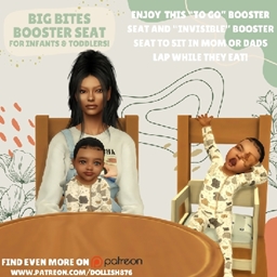Big Bites Booster Seat By dollish Spanish Translation