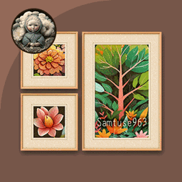 HQ Garden Painting 3 Piece Set #2 Sellable Extra F Samtuse963
