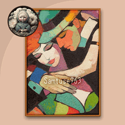 Abstract Amour Duet Painting #2 Sellable Extra A Samtuse963 logo