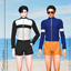 [Simna] Jake male rash guard logo