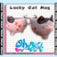 Lucky cat mug ☕ logo