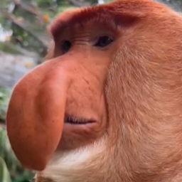 Proboscis Monkey Villager logo