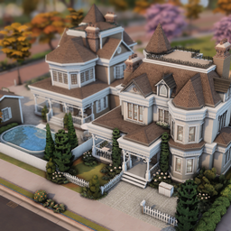 Two Victorian houses