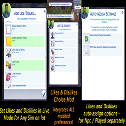 Likes and Dislikes - Pick In Live Mode + Auto Assigns By Lumpinou | Chinese Translation