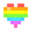 Rainbow Player Hearts logo