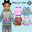Toddler Splatter Hoodies logo