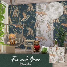 Download Fox and Bear Wallpaper - The Sims 4 Mods - CurseForge