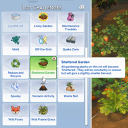 Sheltered Garden Lot Challenge logo