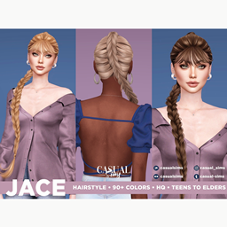 CasualSims -Jace Hairstyle (WITH BANGS)