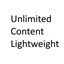 Unlimited Content Lightweight logo