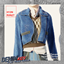 Child's Stylish Denim Jean Jacket with Vest and Suit logo