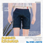 Boy's Mid Waist Folded Hem Pocket Shorts logo