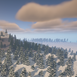 Snowy Terrain[Now with river] project image