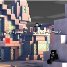 Let's journey in a medieval world logo