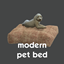Modern pet bed logo