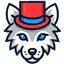 Wolf Hat DB English logo