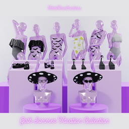 FatalRoseCreations The Goth Summer Vacation Collection logo