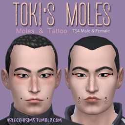 Toki's Moles and Facial Tattoo logo