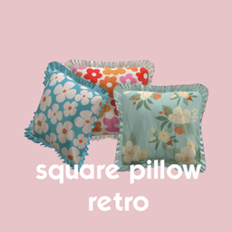 Square Pillow Retro logo