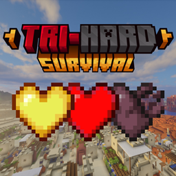 TriHard Survival logo
