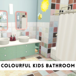 Colourful Kids Bathroom