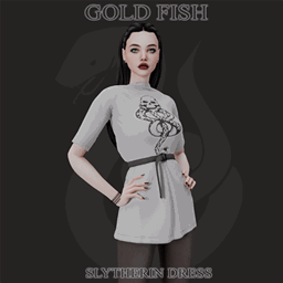 GoldFish slytherin dress