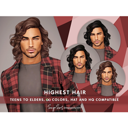SONYASIMS - HIGHEST HAIR MALES