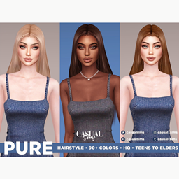 CasualSims - Pure Hairstyle (With Braids)