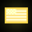 Dulan's US Flag Sun (and flag moon) logo